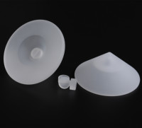Accesorios de equipo de máquina de interfaz de vidrio de cuarzo resistente a altas temperaturas esmerilado opaco personalizado profesional