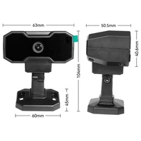 Monitor de Asistencia de Reversa Impermeable con Pantalla Táctil de 10.36 Pulgadas, DVR de 5 Canales con Grabación en Bucle, DMS, Detector de Fatiga, Alerta de Seguridad para Peatones