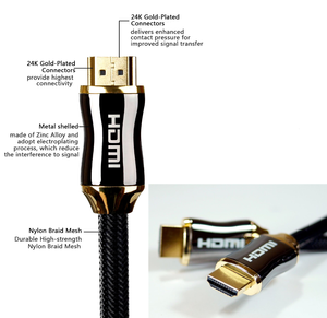 Super Haute définition Prime 1m 1.<span class=keywords><strong>5m</strong></span> 2m 3m <span class=keywords><strong>5m</strong></span> 8m 10m 15m 20m câble de Télévision pour <span class=keywords><strong>HDMI</strong></span> 2.<span class=keywords><strong>0</strong></span> - Product Image 3