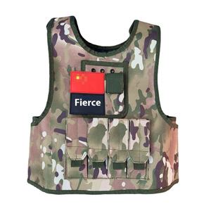 Chaleco Táctico Infantil Personalizado con Diseño de Tigre, Uniforme de Cosplay con Mochila, Ropa de Actuación con Cremallera - Product Image 2