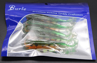 Ventes chaudes, leurres de pêche souples 6cm2.5g/9cm8g, leurres à queue en T arc-en-ciel 3D, appât souple 9cm, swimbait, isca, appât en plastique souple, samolla