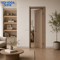 Porte en bois massif de haute qualité pour appartements, hôtels, supermarchés et villas - Surface finie imperméable - Vente directe usine