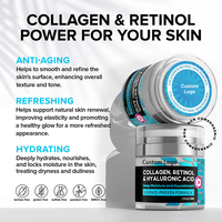 Soins de la peau Anti-âge Anti-âge Hydratant Acide Hyaluronique Collagène Rétinol Crème Visage pour le Visage Cou Crème de Jour et de Nuit