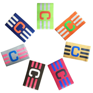 Brazalete Largo con Estampado Multicolor de Equipos de Fútbol, Brazalete de Capitán de Fútbol, Equipo de Entrenamiento para Juegos - Product Image 1