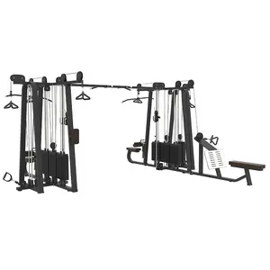 8 Station Multi Gym Functional Cross Trainer Gym Commercial Fitness Equipment