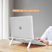 OATSBASF support de rangement pliable multifonction pour ordinateur portable, support de bureau réglable