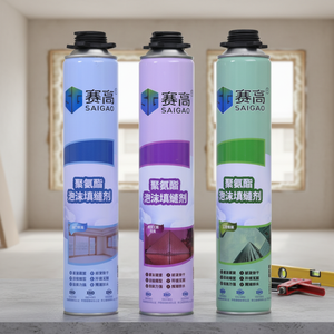 Espuma de PU SAIGAO Directo de Fábrica para Instalación de Puertas y Ventanas, Sellado, Impermeabilización, Fuerte Adhesión y Alta Calidad - Product Image 1