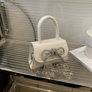 2026 Handheld Genuine Leather Lightweight Foldable Crossbody <b>Bag</b> for Unisex 2024 Spring New Style Fashionable up to 1L Capacity - Product Image 3