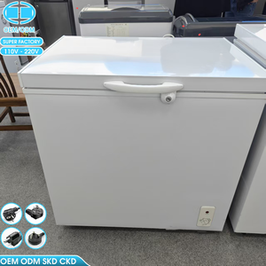 Congelador Horizontal X OEM de 200L de Gran Capacidad con Apertura Superior, Cerradura de Seguridad, Puerta Corredera de Vidrio, Cesta de Alambre, Ahorro de Energía, para Uso Doméstico y Hotelero - Product Image 2