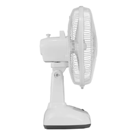 Kit de ventilateur de bureau solaire écologique avec panneau solaire et ampoules LED, batterie rechargeable, 3 vitesses de vent, pour la maison et les activités de plein air
