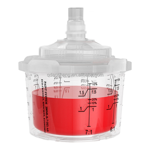 Kit Completo de Vaso Mezclador de Pintura de Plástico de 200 ml con Alimentación por Gravedad, Desechable, para Pistola de Pulverización, OEM - Product Image 1