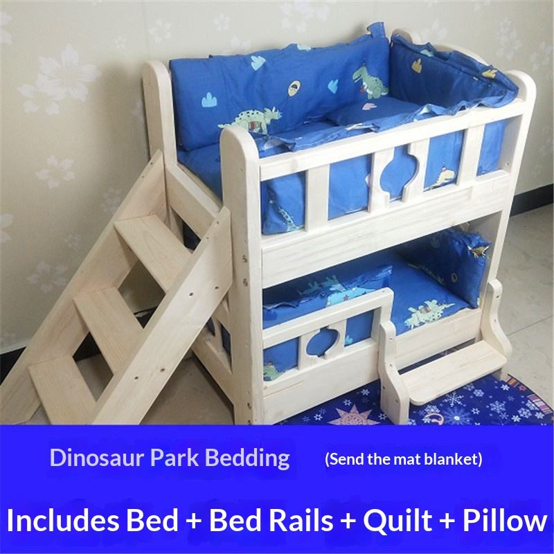 Style 4 Lit Seul + Tour de Lit Bleu Foncé