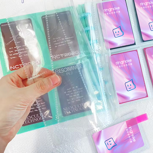 Custom PP impermeabile Super chiaro caricatore superiore ammina personaggio Kpop Idol Trading Card foto disco allentato rilegatura <span class=keywords><strong>Album</strong></span> - Product Image 5