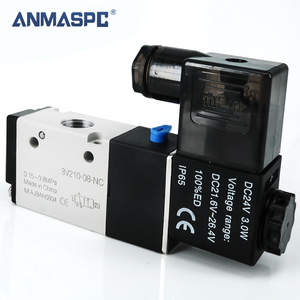Válvula Solenoide Neumática de Dos Posiciones y Tres Vías <span class=keywords><strong>3V210</strong></span>-<span class=keywords><strong>08</strong></span> 3V310-10 24V 220V NC/<span class=keywords><strong>NO</strong></span>, Válvula de Control de Inversión - Product Image 1