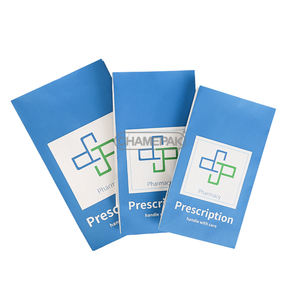 Sacs <span class=keywords><strong>en</strong></span> papier de <span class=keywords><strong>pharmacie</strong></span> kraft personnalisés sac de transport de médecine médicale avec logo imprimé pour <span class=keywords><strong>pharmacie</strong></span> - Product Image 2