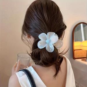 Vintage Daisy Girls Big Hawaiian Floral Accesorios para el cabello Abrazadera Captura Estética Candy Plastic Flower Hair Claw Clips para mujeres - Product Image 3