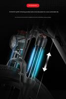 Vélo de montagne électrique écologique 26 pouces Pneu gras Alliage d'aluminium Moteur sans balais 250W Batterie au lithium à disque 7 vitesses pour adultes