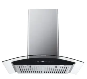 Modern Design Strong Cleaning Ability Delicate Appearance Low Price Chimney hood Kitchen range hood