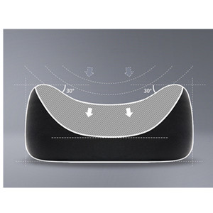 Kit Cuscini Ergonomici 2026 OLIVER per Poggiatesta e Supporto Lombare e Cervicale per Auto, in Memory Foam Morbido, per Sedile Posteriore, Allevia il Dolore (Grigio) - Product Image 5