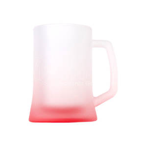 Taza de Cerveza de Vidrio Esmerilado con Recubrimiento <span class=keywords><strong>ORCA</strong></span> de 500 ml, Color Degradado, para Sublimación - Product Image 4