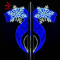 Luz LED 2D con Forma de Copo de Nieve para Exteriores, Decoración para el Hogar, Bodas, Halloween, Paisajes, Navidad, Siluetas para Ventanas, Clasificación IP65, Aluminio