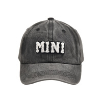 Nouvelles casquettes de baseball assorties PAPA MAMA MINI : chapeaux de soleil d'extérieur de style européen et américain avec lettres imprimées