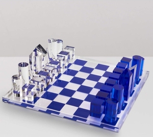 Acrilico Lucite <span class=keywords><strong>dama</strong></span> decorativo scacchi gioco da tavolo per gli adulti scacchi gioco da tavolo Online - Product Image 2