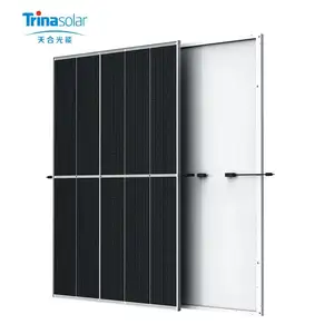 新型Trina 415w 420w 425w Tsm-deg9r.28双玻璃单晶模块430w 435w光伏太阳能电池板