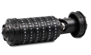 Código <span class=keywords><strong>Da</strong></span> <span class=keywords><strong>Vinci</strong></span> Juguetes Metal Cryptex Cerraduras Contraseña Cilindro Regalos DE BODA Contraseña Presente Contraseña Letra Bloqueo Anillo Titular - Product Image 6