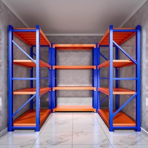 Estanterías de Almacenamiento Resistentes, Estante Perforado, Capacidad de Carga de 100 kg a 350 kg, Uso Comercial en Supermercados, Acero Laminado en Frío Vertical - Product Image 1