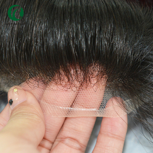 Système capillaire pour femmes Q6L, perruque de 16 pouces, mèches de cheveux humains, cheveux brésiliens, toupet pour femmes, dentelle PU, taille 7x9, nœuds décolorés à l'avant - Product Image 3