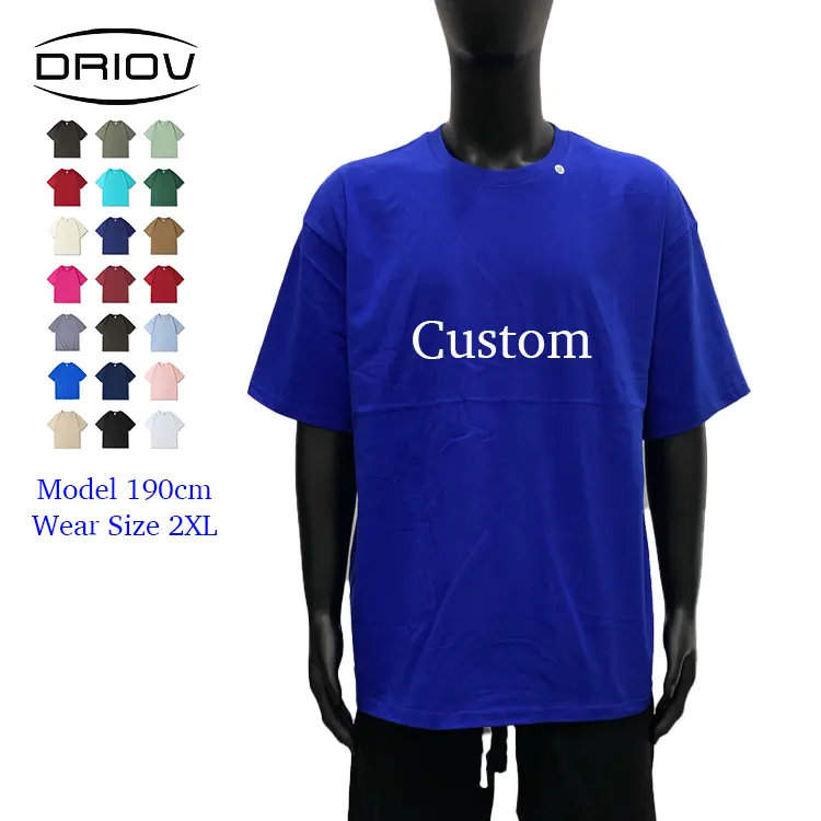 थोक 210 ग्राम खाली टी शर्ट कस्टम 100% सूती टी-शर्ट के लिए सूती टी-शर्ट प्रिंटिंग लोगो