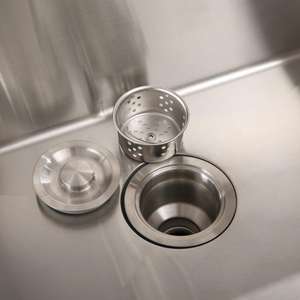 Tocador de baño de PIE BLANCO moderno, puerta con acabado lacado, cuerpo de MDF, espejo de cobre cerámico, ropa resistente al agua - Product Image 5