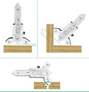 Jauge de soudage de haute précision de qualité industrielle 0-20mm | Outil de mesure en acier inoxydable pour la fabrication et la réparation des métaux - Product Image 5
