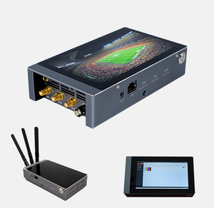 เครื่องเข้ารหัสสตรีมสดแบบพกพา 3G/4G 1S ความหน่วงต่ำ H.265/H.264 SDI/HD รองรับการ์ดหลายตัว สำหรับการสัมภาษณ์ข่า<span class=keywords><strong>ว</strong></span>เคลื่อนที่ - Product Image 3