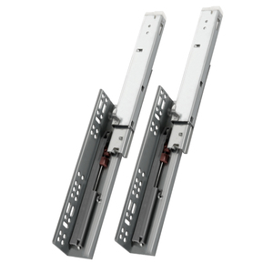 Alt çekmece kılavuz rayı geri tepme güçlü alt destek sönümleme slayt ray üç bölüm yüksek tamponlama alt kurulum - Product Image 1