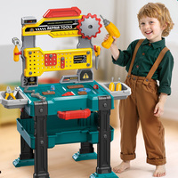 2025 enfants vente chaude simulé perceuse électrique outil Table jouet semblant jouer réparation électrique vis outils atelier Table ensemble jouet