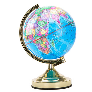 MAXCARE Globe terrestre en PLA haute définition de 20 cm avec support <span class=keywords><strong>MAC</strong></span>-F13 pour étudiants, idéal pour le bureau, la maison et l'enseignement, avec lumière intégrée - Product Image 1