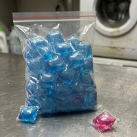 Capsules de lessive en gros sous marque privée 8g à compartiment unique 100 pièces OEM/ODM Approvisionnement direct usine Matière active élevée