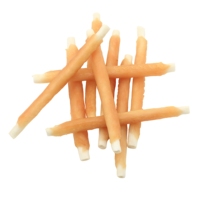 Os à mâcher doux sans cuir brut pour chien enveloppements de poulet os de calcium nourriture pour chien