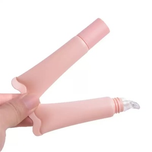 Emballage de gloss à lèvres en plastique de luxe personnalisable, rose nude <span class=keywords><strong>cristal</strong></span>, avec impression sur écran - Product Image 6