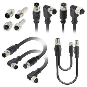 Westsam IP67 B mã <span class=keywords><strong>5</strong></span> <span class=keywords><strong>pin</strong></span> nam nữ lắp ráp che chắn không thấm nước cáp thông tin liên lạc M12 nối cắm ổ cắm - Product Image 1