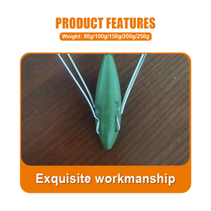 Howell Stealth Coating <span class=keywords><strong>Surfcasting</strong></span> Plomo Sputnik Pesos de pesca 80g/100g/150g/200g/250g Verde para River <span class=keywords><strong>Surfcasting</strong></span> - Product Image 3