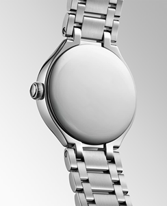 Reloj Redondo de Acero Inoxidable con Esfera de Nácar y Marcadores de Hora con Diamantes Longinesing - Product Image 5