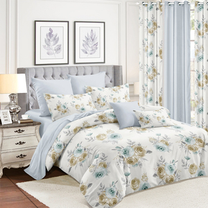 Conjunto de cama infantil moderno e confortável com lençol e cortina, conjunto de lençóis e colchas com sensação de mão macia