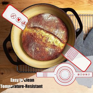34 Oz Eco-Friendly Sourdough Starter Jar with Bamboo Lid Durable Glass <b>Silicone</b> Fabric Wide Mouth Kit for Bread <b>Baking</b> Supplies - Product Image 3