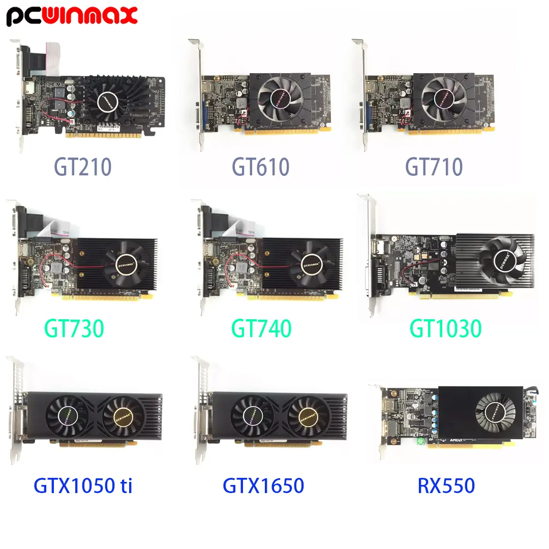 थोक सस्ते GT710 DDR3 2 GB छोटे ग्राफिक्स कार्ड