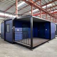 Maisons mobiles pliantes de 40 pieds et 20 pieds, maisons miniatures, maisons préfabriquées en conteneurs, maison préfabriquée à deux chambres, maison en conteneur extensible