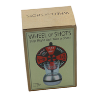 LANDER-MAN Jeux à boire pour adultes Party Wheel Roulette Shot Glasses Jeux de fête pour adultes