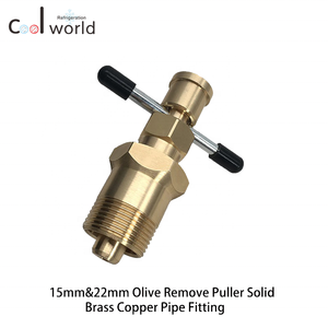 Extracteur de tuyaux en laiton massif de 15 mm et 22 mm, adaptateur <span class=keywords><strong>pour</strong></span> démontage de tuyaux filetés, outil de démontage, accessoires de voiture en <span class=keywords><strong>cuivre</strong></span> massif - Product Image 5